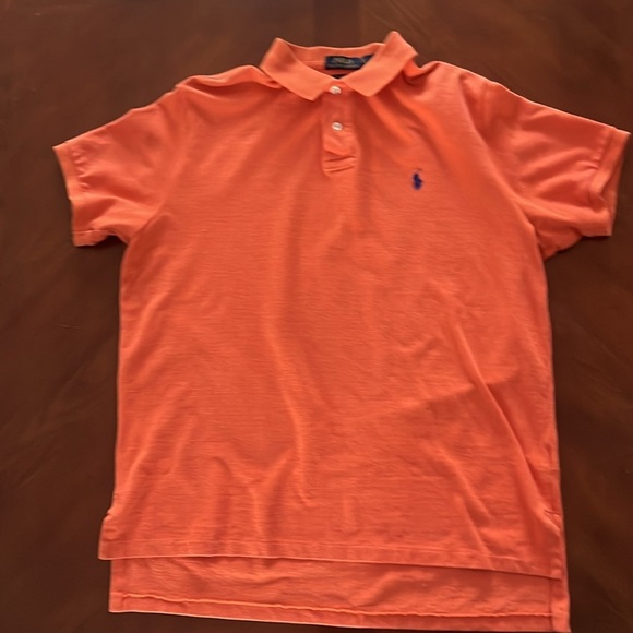 Ralph Lauren Custom Fit Polo Shirt Orange XL - Picture 3 of 9
